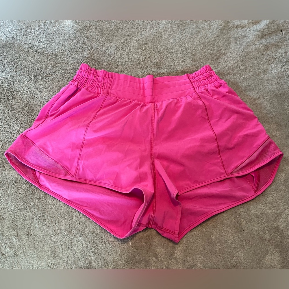 Hotty Hot High-Rise Lined Short 2.5” Sonic Pink